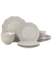 Lenox Chelse Muse Scallop 12-Pc. Din Light Blue