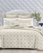 Charter Club Damask Designs Geometric Dove 2-Pc. Comforter Set, Twin, Created for Macy's - Oat