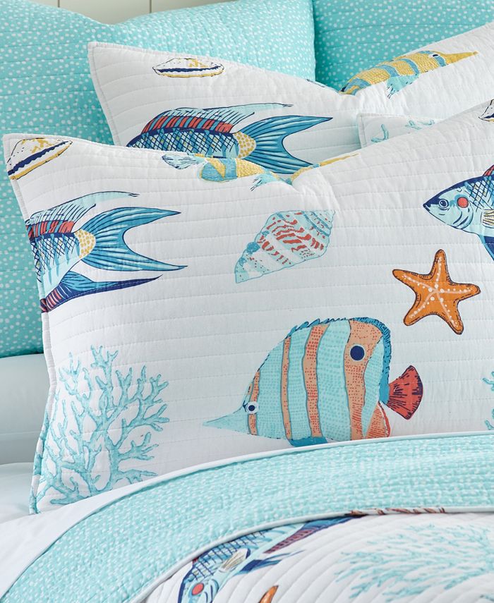 Levtex Barrier Reef 2-Pc. Quilt Set, Twin - Blue - Twin