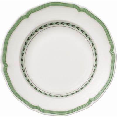 Villeroy Boch French Garden Green Lines Rim White