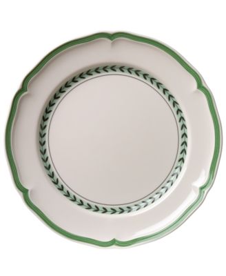 Villeroy Boch French Garden Green Lines Dinn White