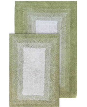 Chesapeake Whitney Ombre Reversible Bath Rug - Green - Bath Rug