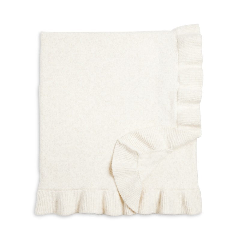 Sky Ruffle Edge Knit Throw, 50 X 70 - Exclusive