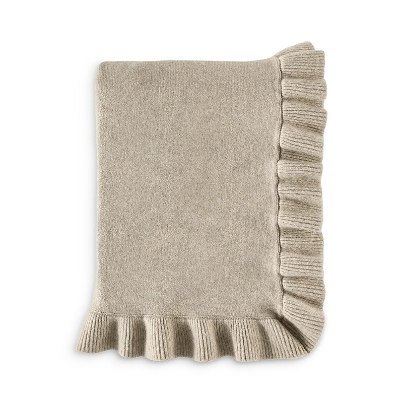 Sky Ruffle Edge Knit Throw, 50 X 70 - Exclusive