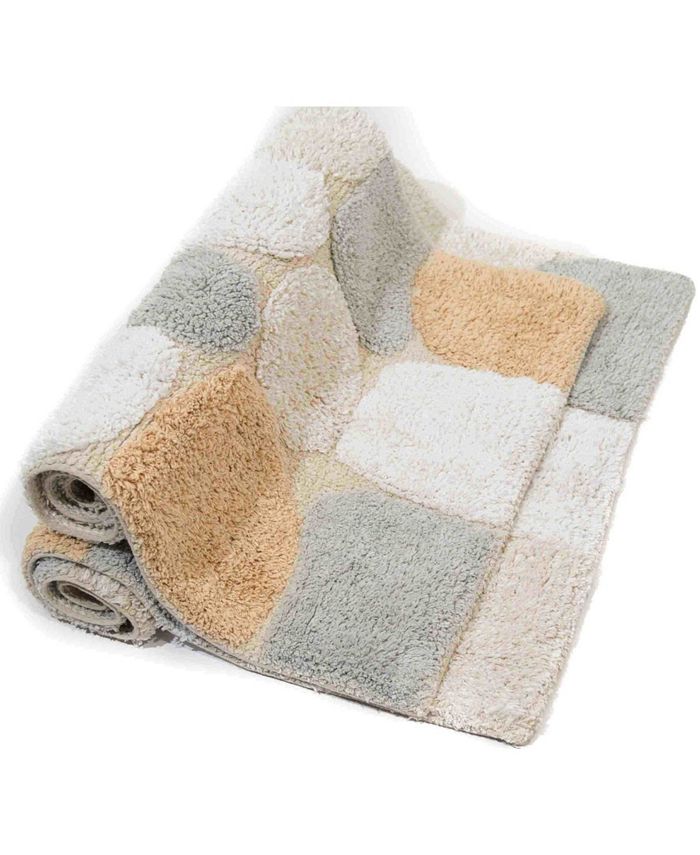 Chesapeake Pebbles 2 Piece Bath Rug Set - Blue