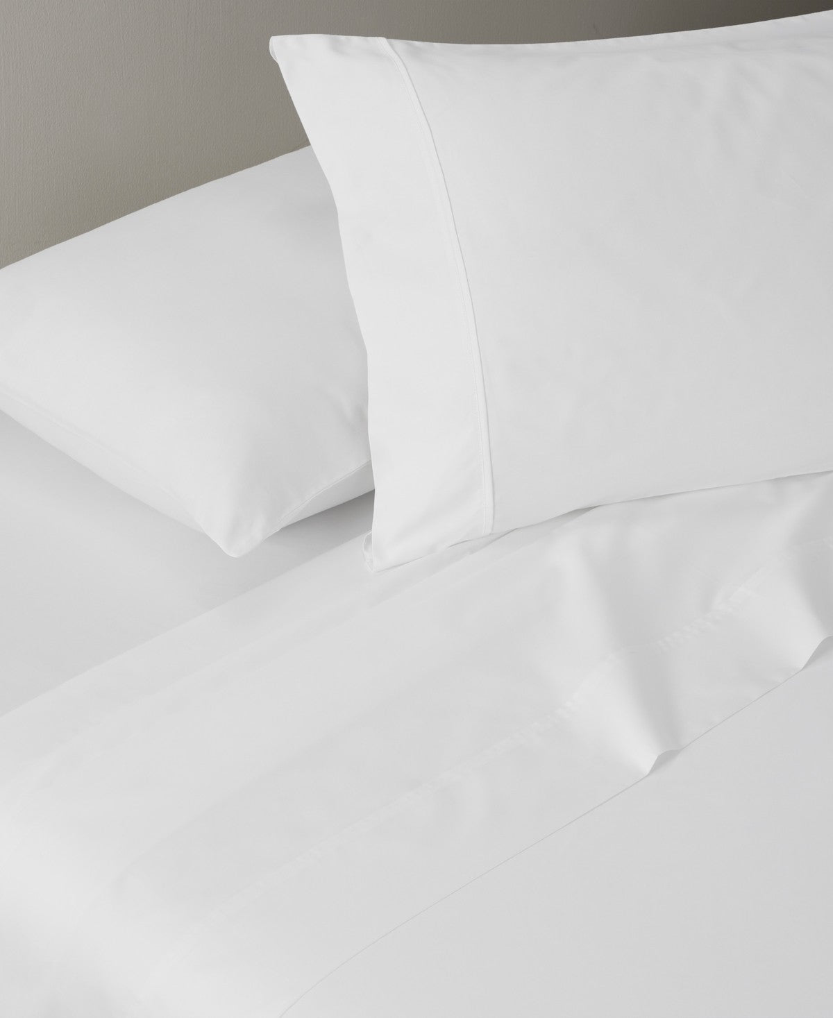 Everyday Home Trident 300 Thread Count 100% Cotton 4-Pc. Sheet Set, Queen - White