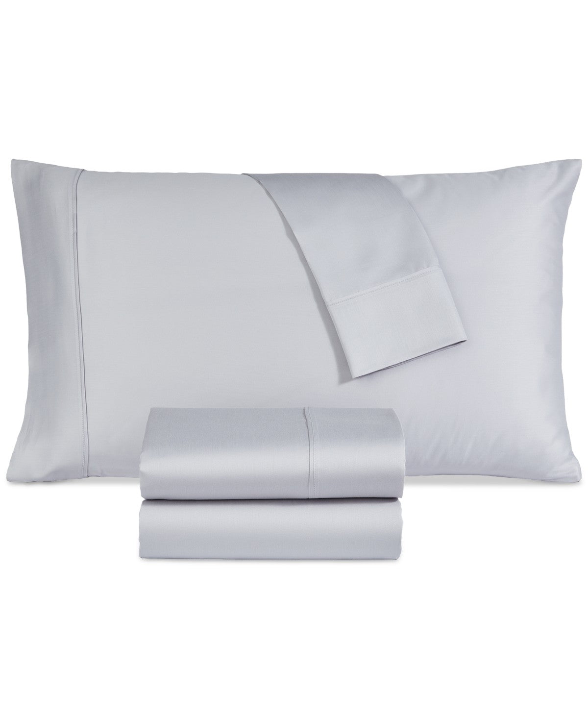 Last Act! Sunham 800-Thread Count Triblend 4-Pc. Sheet Set, King - Gray