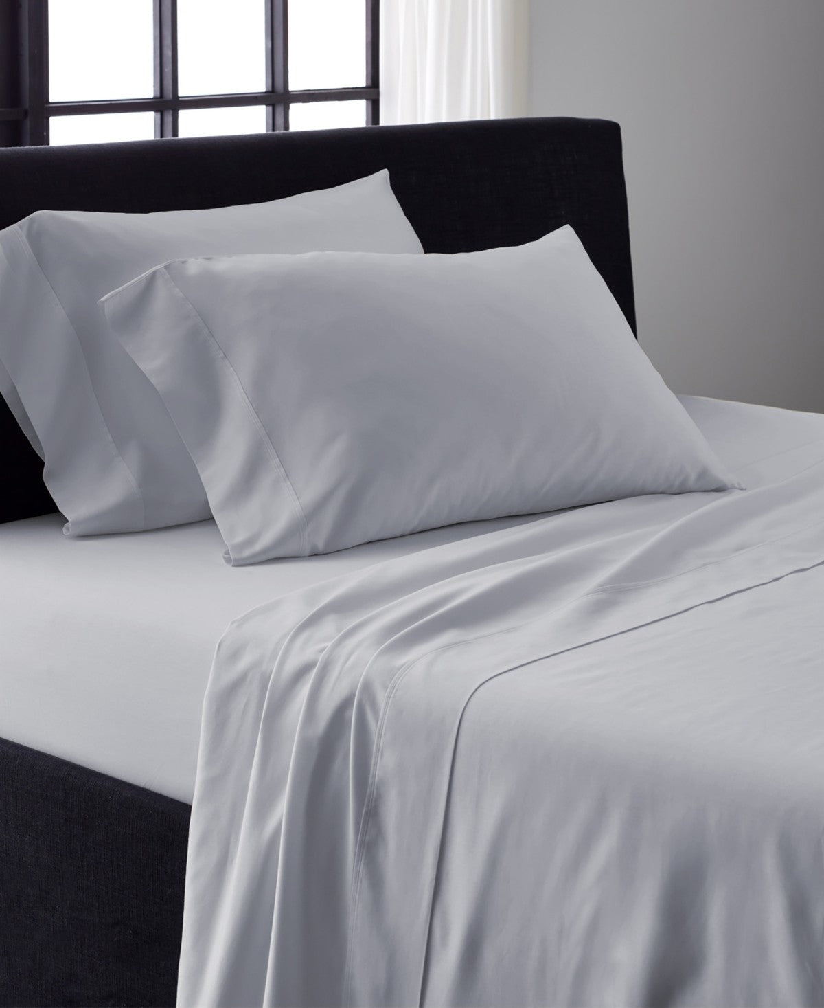 Last Act! Sunham 800-Thread Count Triblend 4-Pc. Sheet Set, King - Gray
