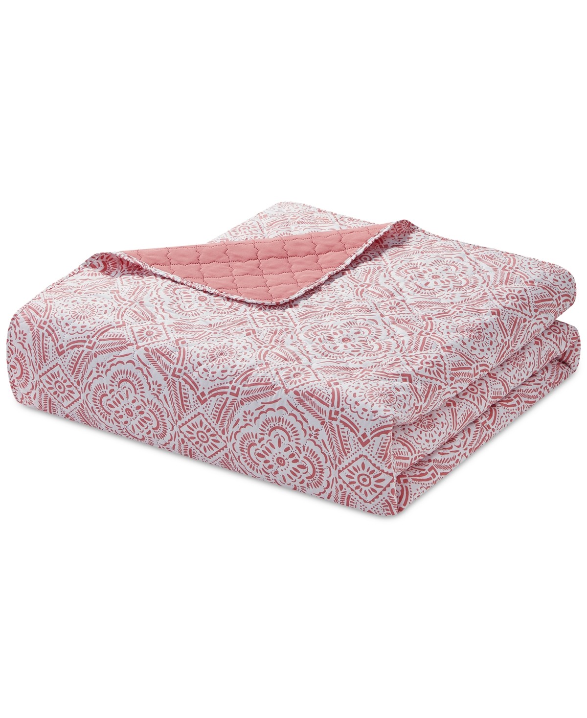 Seventh Studio Baha Medallion 2-Pc. Quilt Set, Twin - Orange