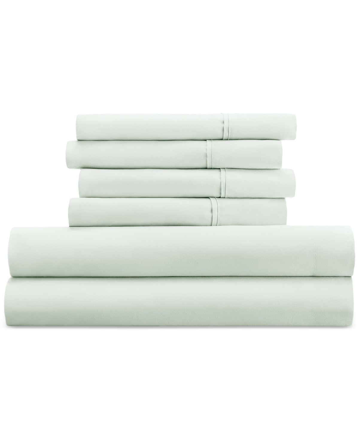 Kaycie Gray Microfiber 4-Pc. Sheet Set, Twin - Light Green