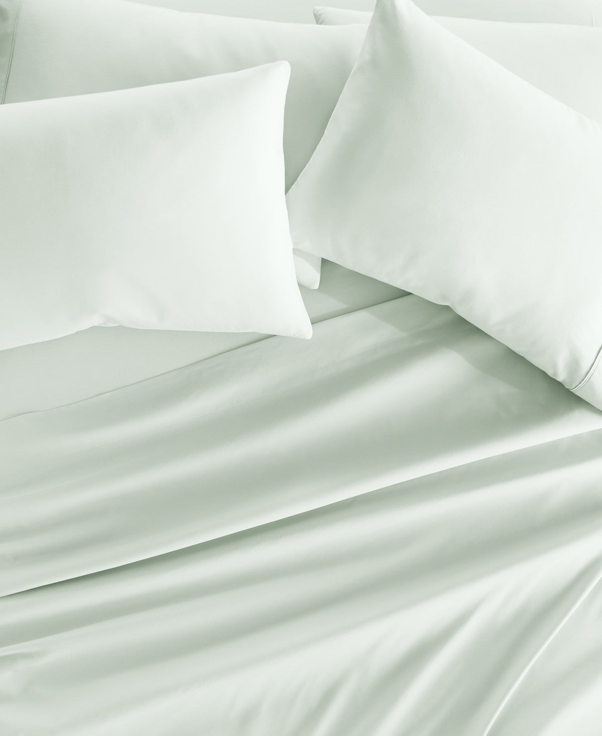 Kaycie Gray Microfiber 4-Pc. Sheet Set, Twin - Light Green