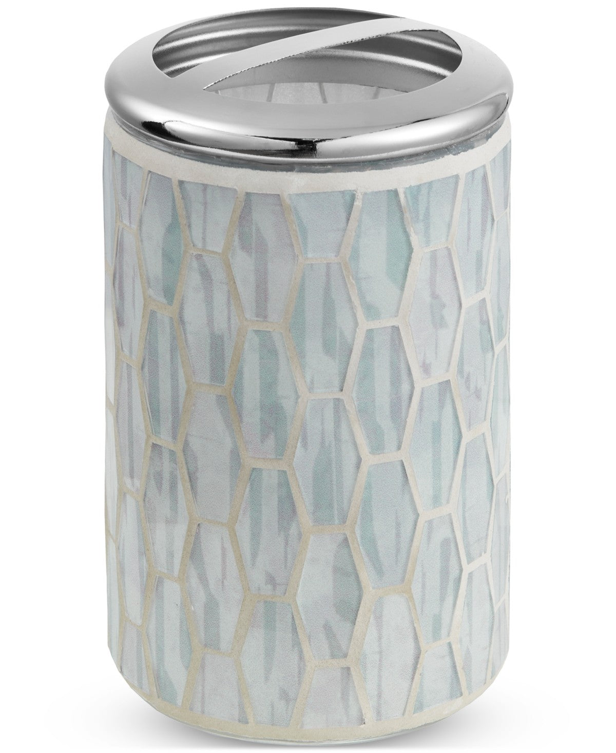 Decor Studio 3-Pc. Glass Gift-Boxed Bath Accessory Set - Blue