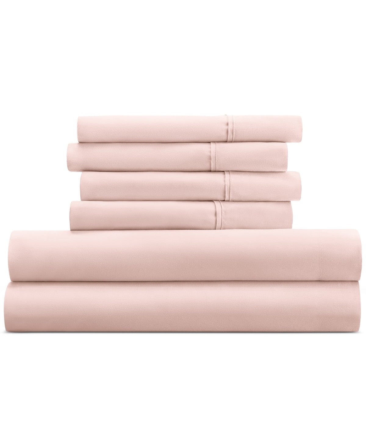 Kaycie Gray Microfiber 4-Pc. Sheet Set, Twin - Pink