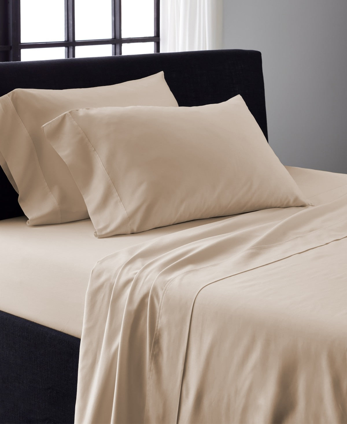 Fairfield Square 800-Thread Count Triblend 4-Pc. Sheet Set, King - Tan