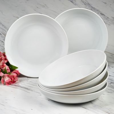 Certified International 6pc Dinner Bowl White