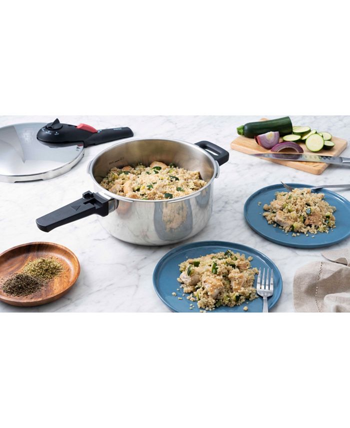 ZAVOR Elite 6.3-Qt. Pressure Cooker, Created for Macy's - Silver