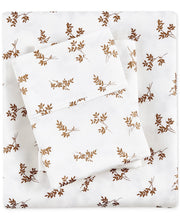 Fairfield Square Collection 300-Thread Count Metallic Cotton 4-Pc. Sheet Set, Full, Exclusively at Macy's - Gold Metallic