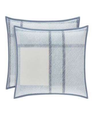 Oscar Oliver Leighton Blue Standard Sham Grey Standard Sham