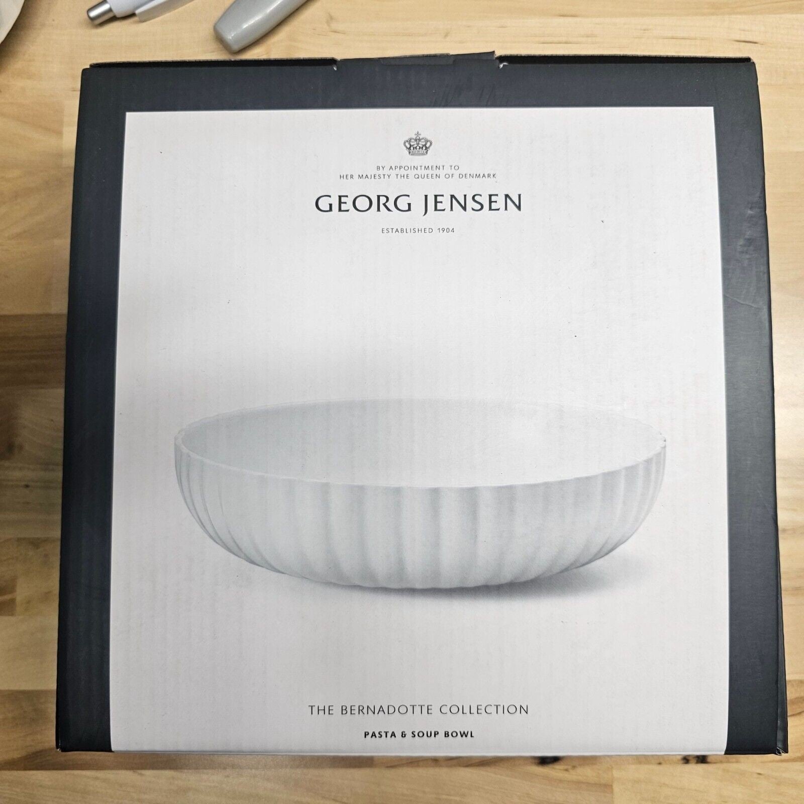Georg Jensen Bernadotte Collection Pasta & Soup Bowl - Porcelain 70 CL