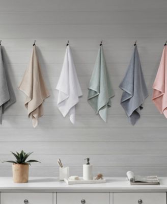 Madison Park Madison Park Spa Waffle Jacqua Aqua 6 Pieces