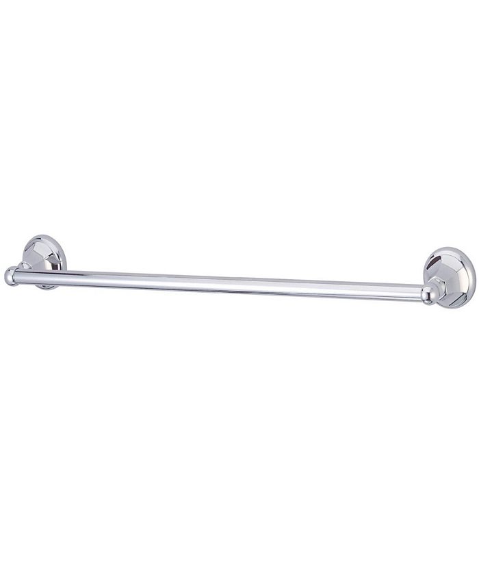 Kingston Brass Metropolitan 24-Inch Towel Bar in Polished Chrome - Silver - No Size
