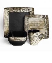 American Atelier Boa White 16 Pc Dinnerware Set White