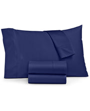 Ashford Solid 1500 Thread Count 4 Pc. Sheet Set, Full - Blue - Full Sheet Set