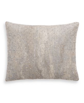 Hotel Collection Terra Decorat Grey Rectangle Decorative Pillow