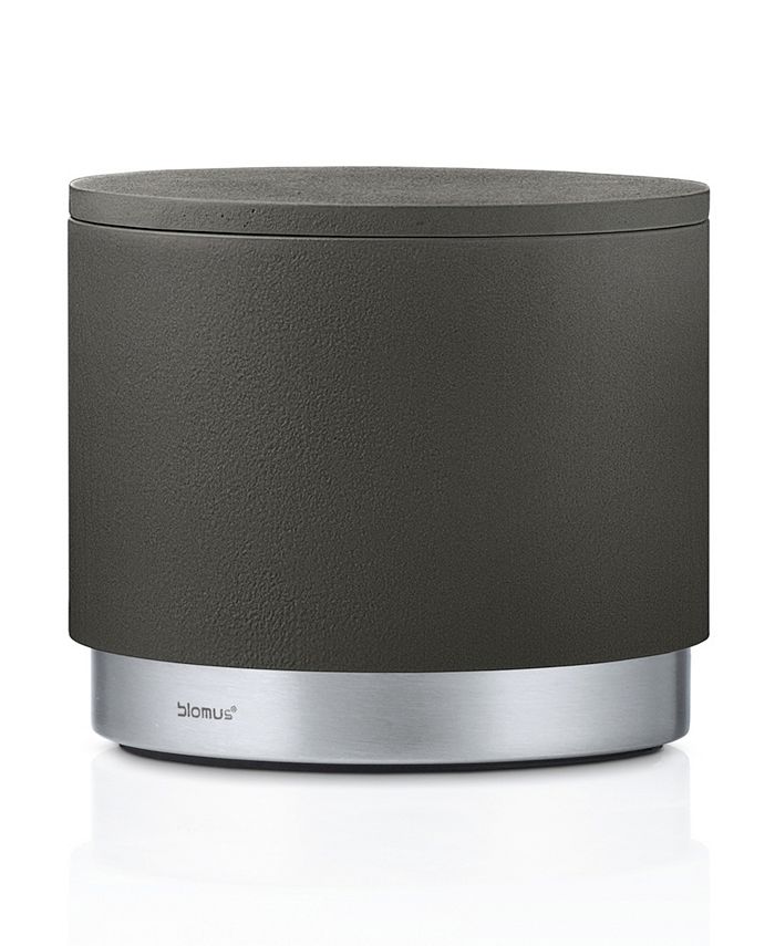 blomus ARA Bathroom Storage Canister - Black - Jar