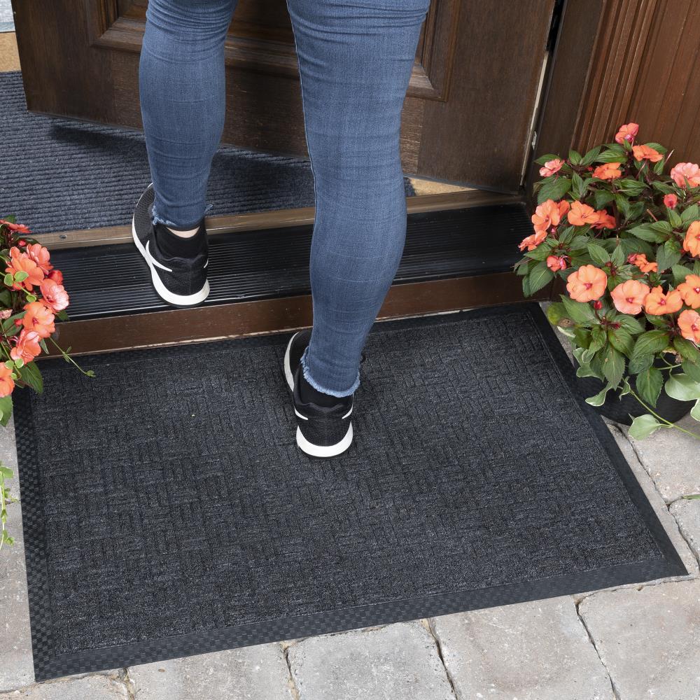 Ottomanson Doormat Charcoal Indoor Area Rug