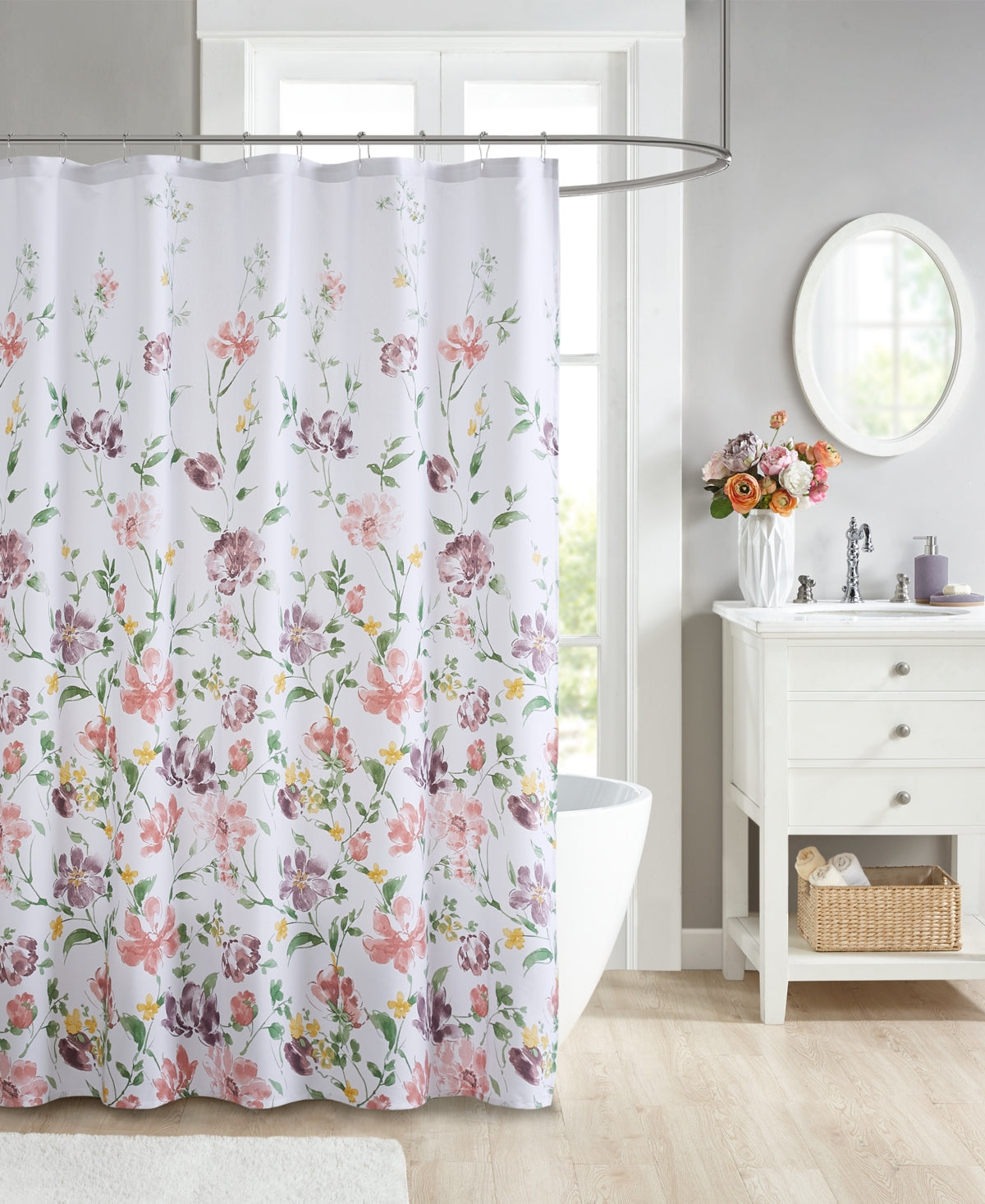 Jla Home Isobelle 72"x 72" Shower Curtain Bedding