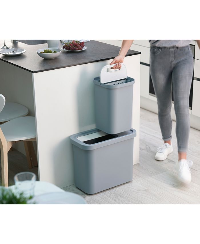 Joseph Joseph GoRecycle 46-Liter Recycling Collector & Caddy Set - Gray