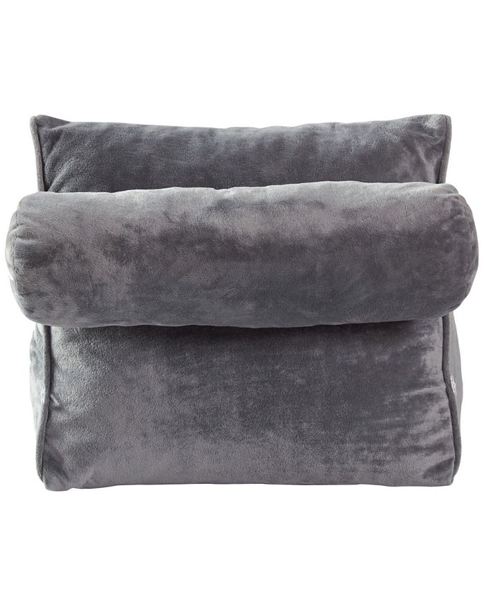 Cheer Collection Bolster Wedge Pillow - Gray - Bolster