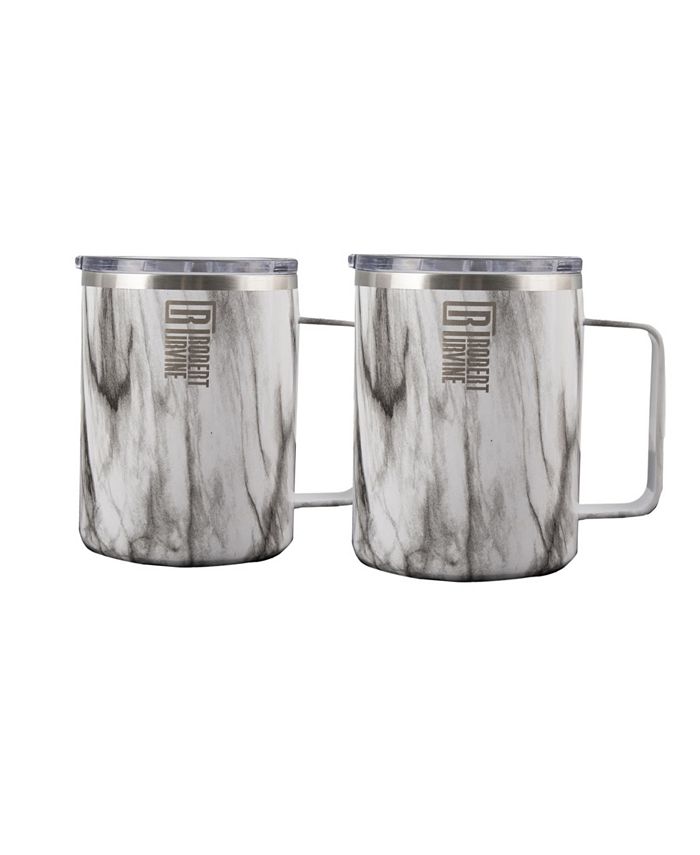 Robert Irvine by Cambridge Insulated Coffee Mugs, Set of 2 - Multi - 16 oz