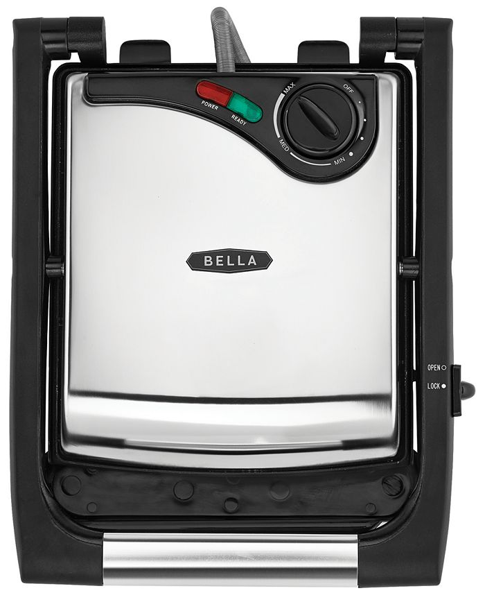 Bella Electric Panini Press & Sandwich Grill, 1400W - Silver