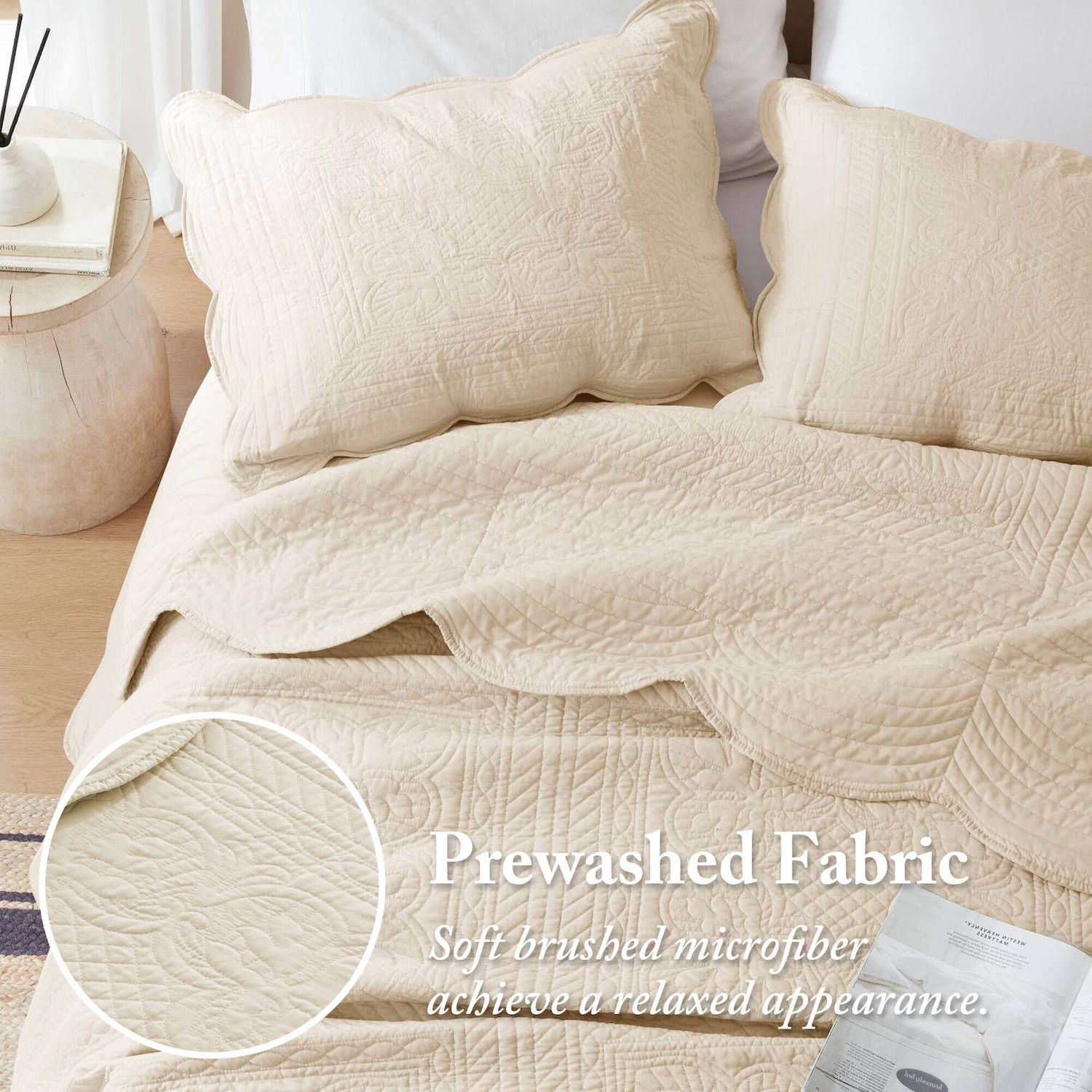 Madison Park Marino 3-Piece Quilt Set with Shams