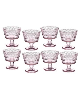 Godinger Claro Set of 8 Tasters Pink No Size