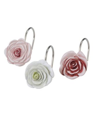 Avanti Avanti Spring Garden Peony 12- Multi Shower Hooks