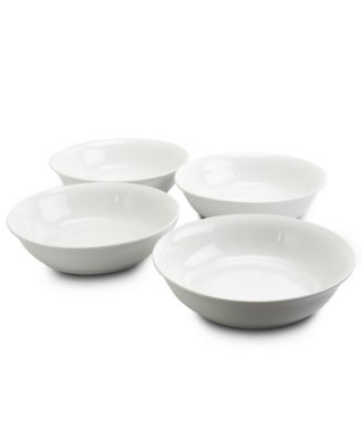 Laurie Gates Gibson Wide Stoneware Dinner a White