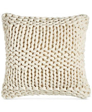 Oake Chunky Knit 18 x 18 Decorati Chianti Decorative Pillow
