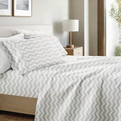 Home Collection Ultra Soft Printed Sheet Set - Full