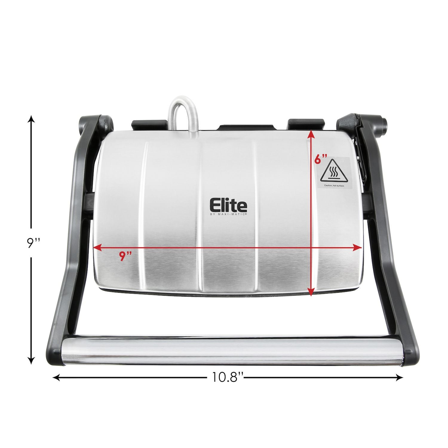 Elite Cuisine 3-in-1 Panini Press & Grill
