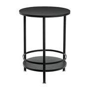 Honey-Can-Do® 2-Tier Round Accent Table in Black