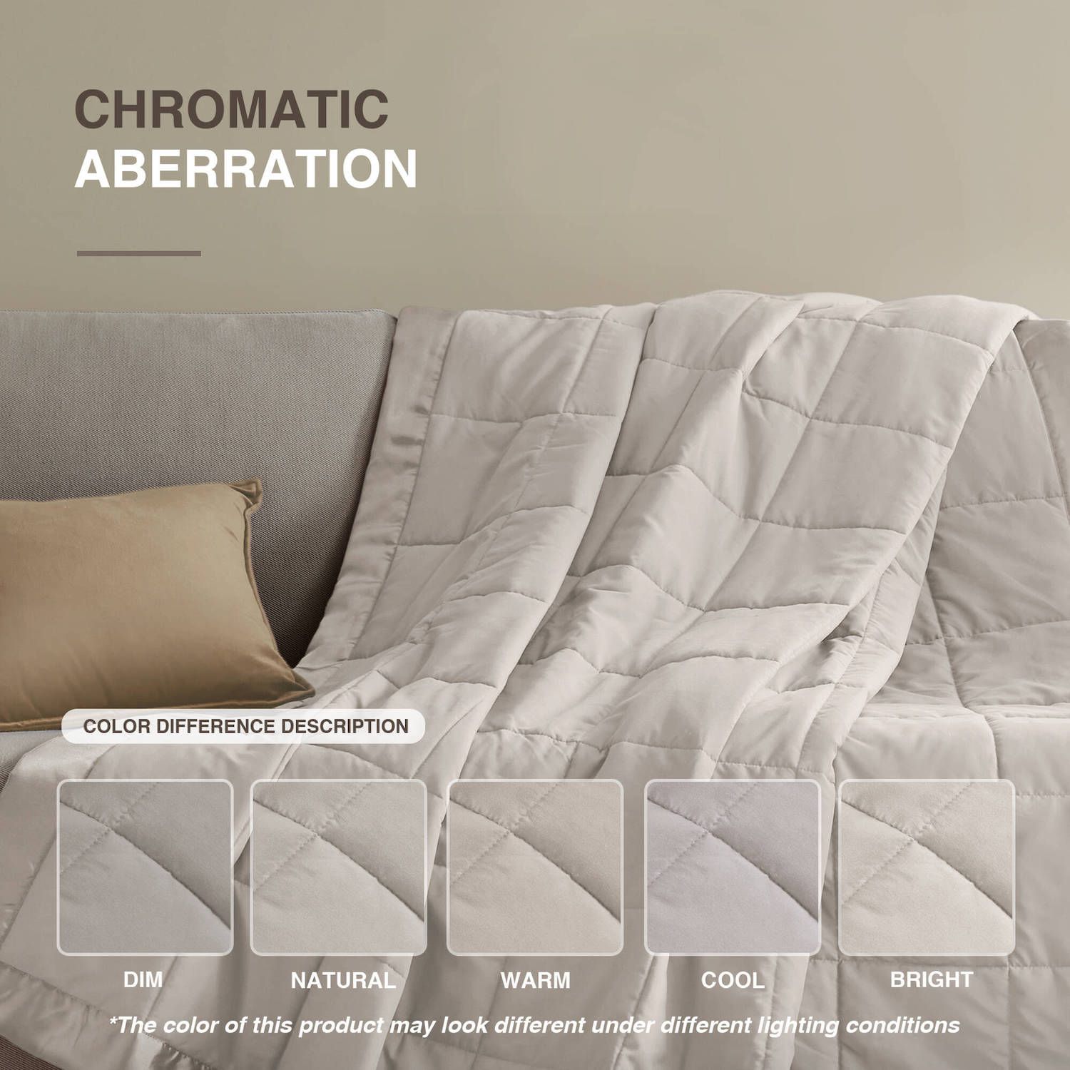 Madison Park Windom Lightweight Down Alternative Blanket with Satin Trim