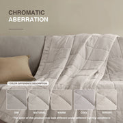 Madison Park Windom Lightweight Down Alternative Blanket with Satin Trim