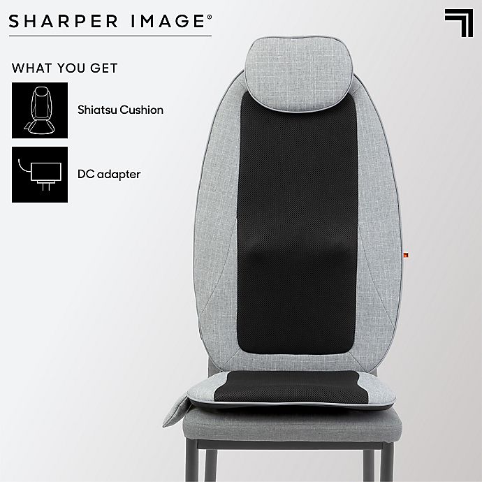 Sharper Image  4-Node Shiatsu Massager Seat Topper