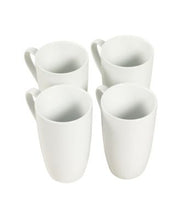 Tabletops Unlimited Denmark Latte Mugs, Set of 4 White