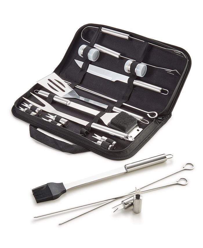 Tools of the Trade 21-Pc. BBQ Tool Set, Created for Macy's - White