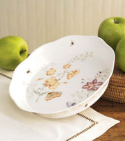 Lenox Butterfly Meadow Pie Dish White Wmulti-color Design