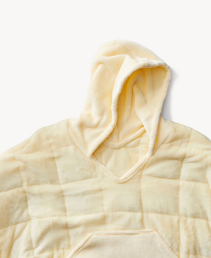 Ella Jayne Wearable Weighted Snuggle Blanket - Ivory/Cream - No Size